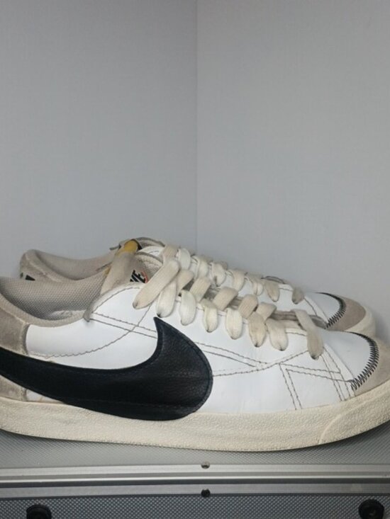 Nike Blazer \'77 Jumbo Low White Black Size 13 Pre-owned Good Vintage main image 5